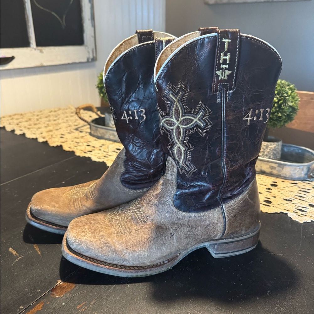 Youth 6 Philippians 4:13 Tin Haul Boots